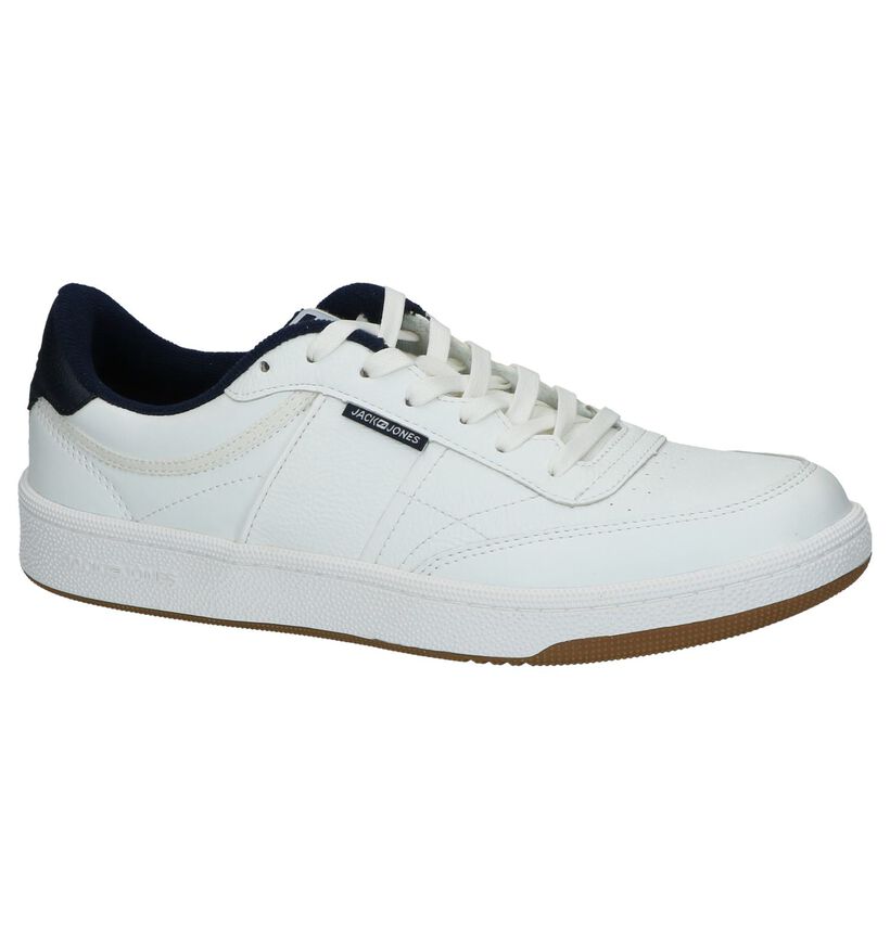 Witte Casual Veterschoenen Jack & Jones Radley in leer (240955)