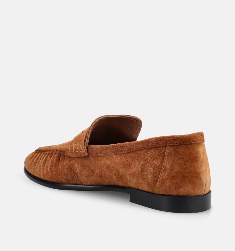 Laurent David Chaussures plates en Cognac pour femmes (382303)