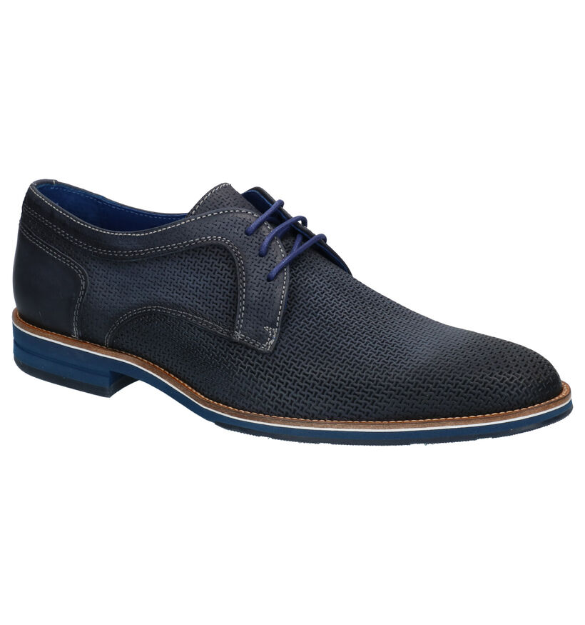 Braend Chaussures habillées en Bleu en cuir (272572)