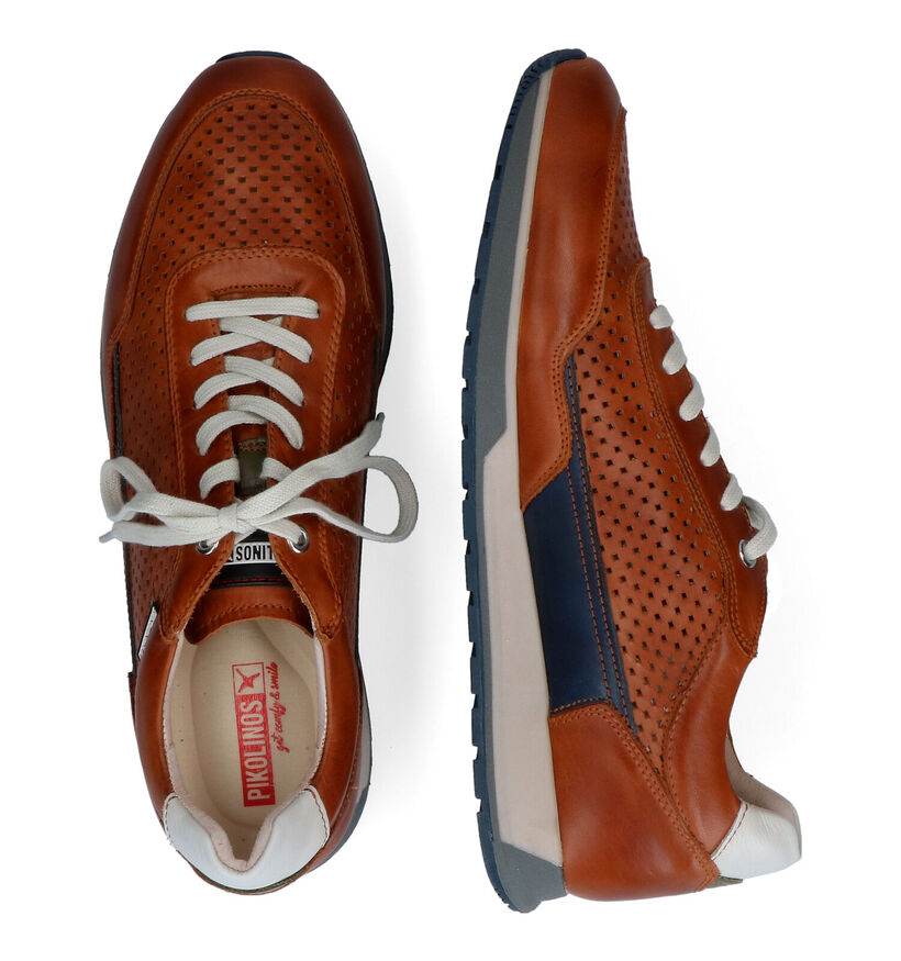 Pikolinos Cambil Cognac Veterschoenen in leer (308027)