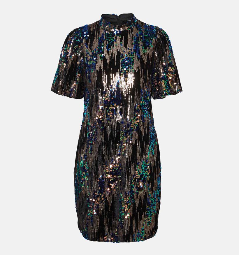 Vero Moda Sora Zwarte Kokerjurk met pailletten voor dames (332574)