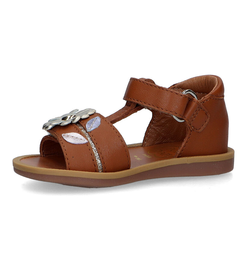 Pom d'Api Poppy Daisy Sandales pour bébé en Or rosé pour filles (337987)