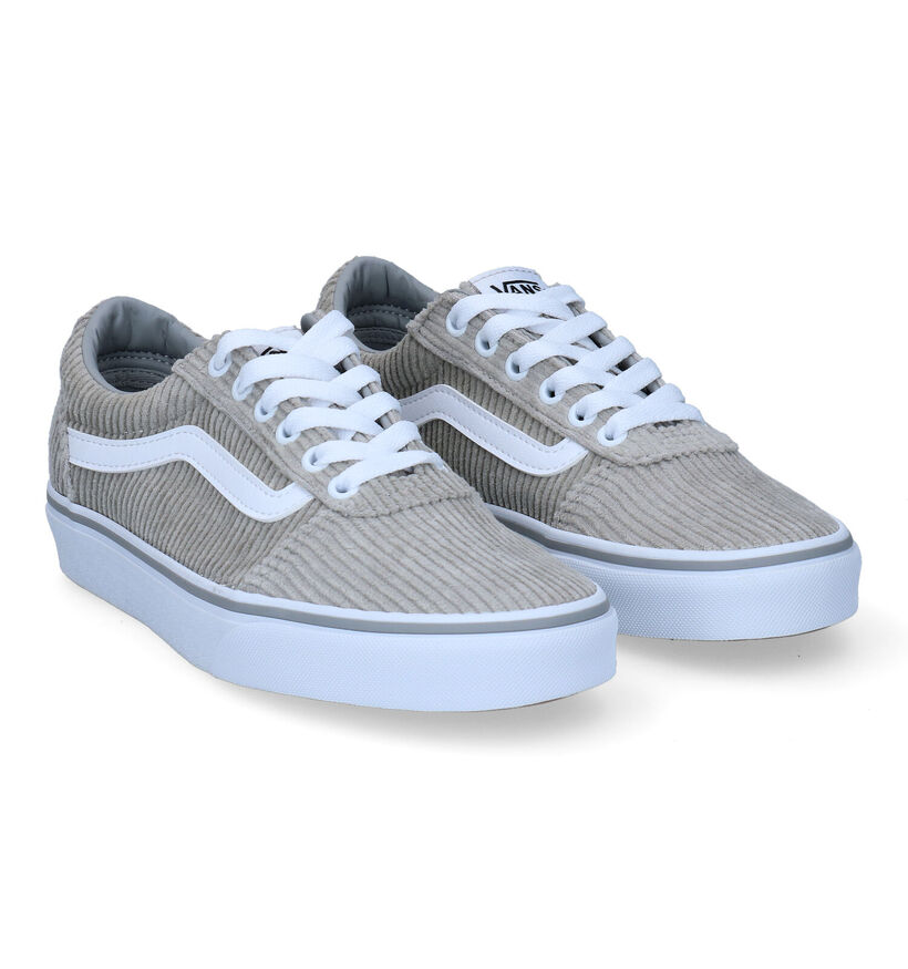 Vans Ward Baskets de skate en Rose pour femmes (327993)