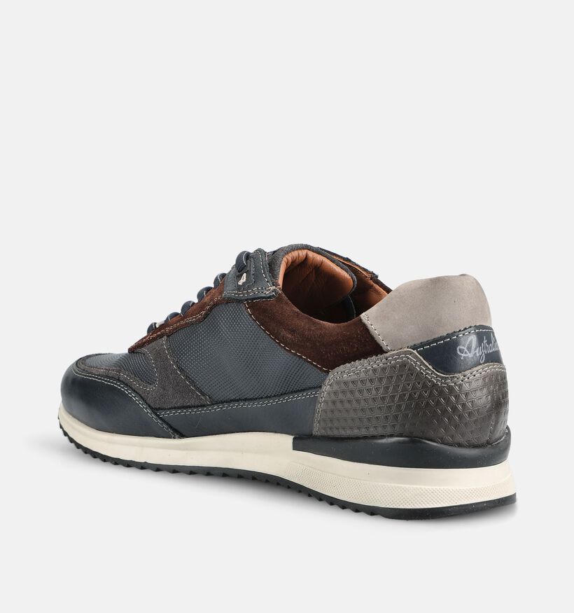 Australian Filmon Chaussures plates en Bleu fonc&eacute; pour hommes (377105) - pour semelles orthop&eacute;diques