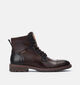 Pikolinos York Donkerbruine Boots met Veter voor heren (379267) - geschikt voor steunzolen