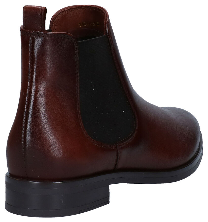 Hampton Bays Cognac Chelsea Boots in leer (277834)