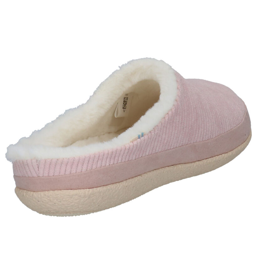 Toms Ivy Slip Roze Pantoffels in stof (256495)