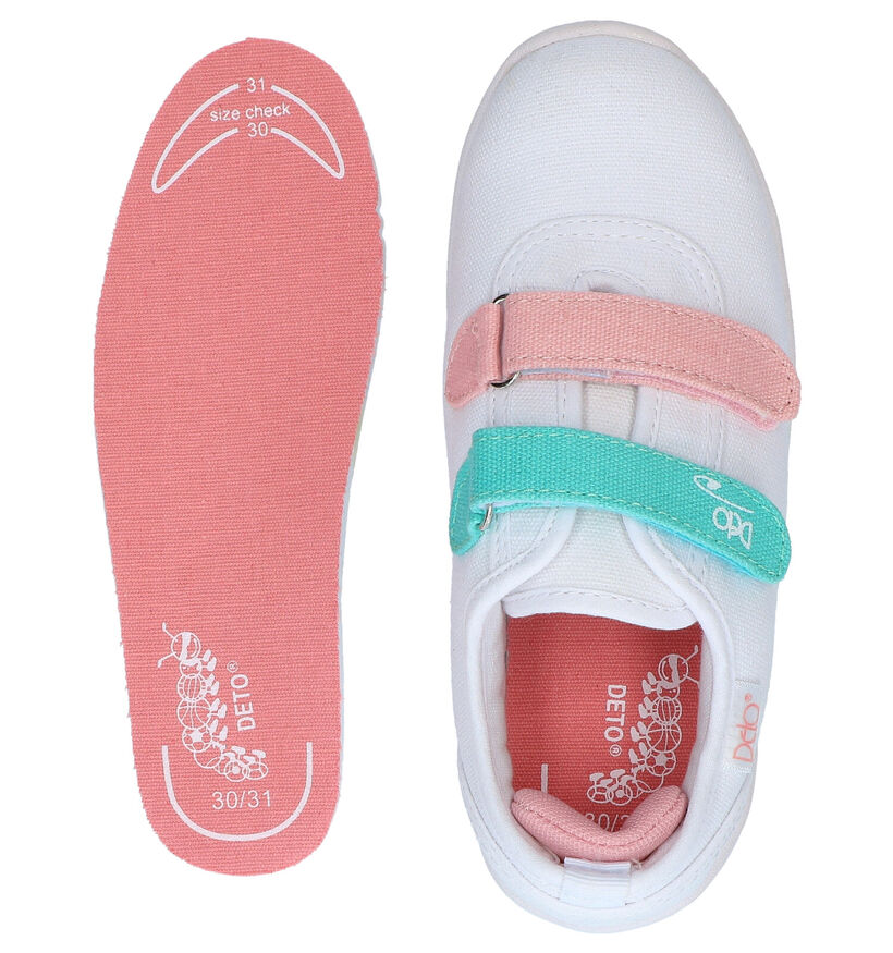 Deto Chaussures de sport en Blanc pour filles, garçons (293539) - pour semelles orthopédiques