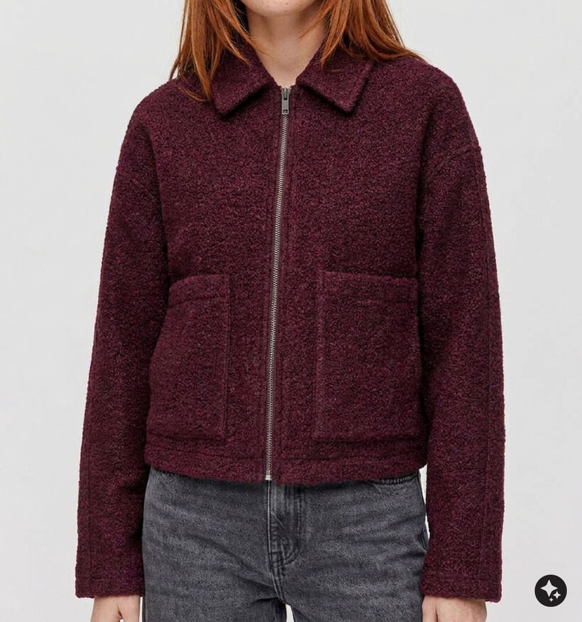 Vila Jadas Manteau court en Bordeaux pour femmes (378445)