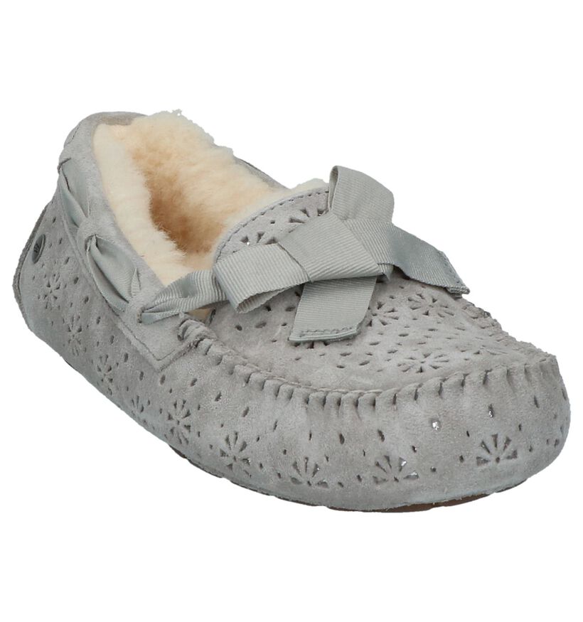 UGG Pantoufles fermées en Gris en daim (206396)