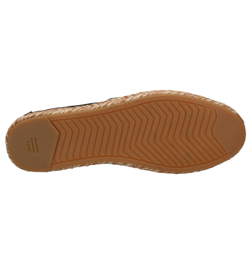 Toms Pismo Zwarte Espadrilles in stof (269360)