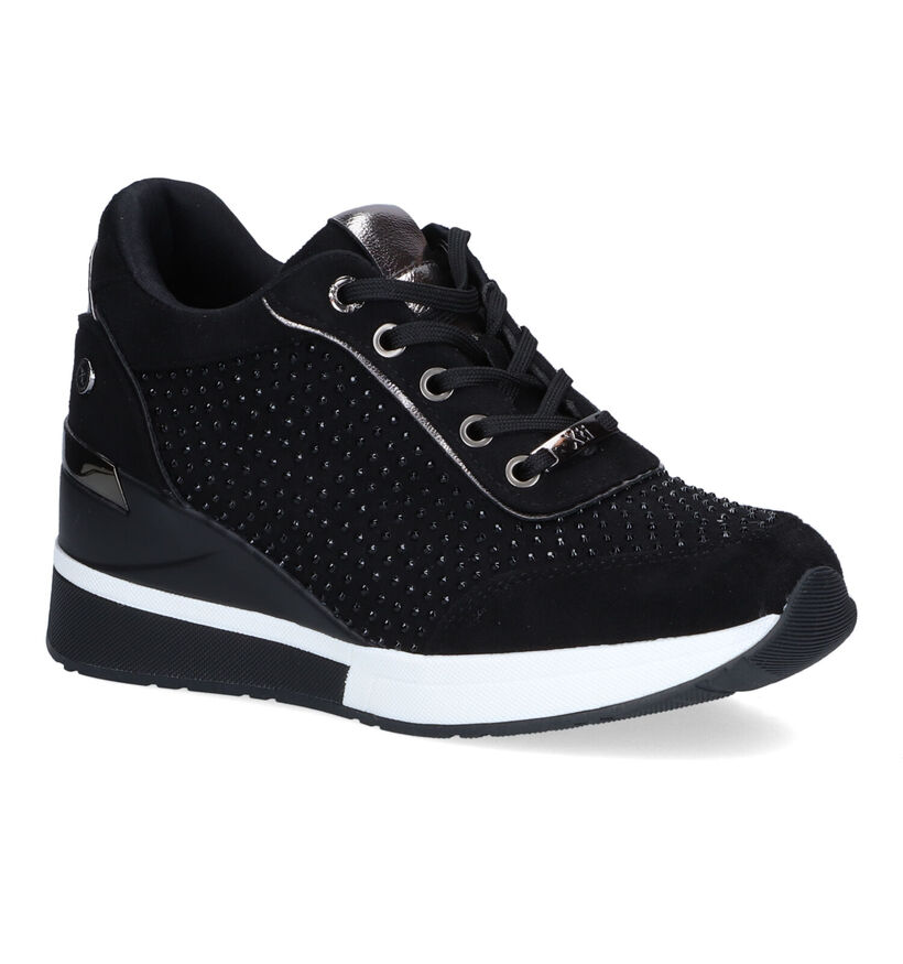 Xti Zwarte Sneakers in stof (317543)