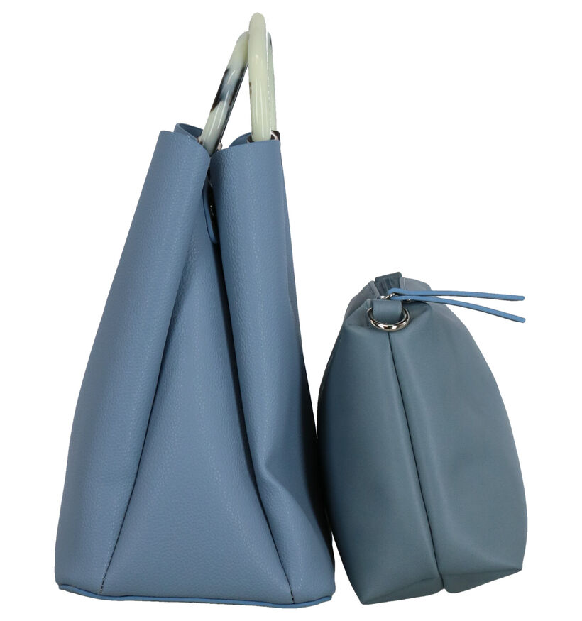 Emily & Noah Blauwe Bag in Bag Handtas in kunstleer (275952)