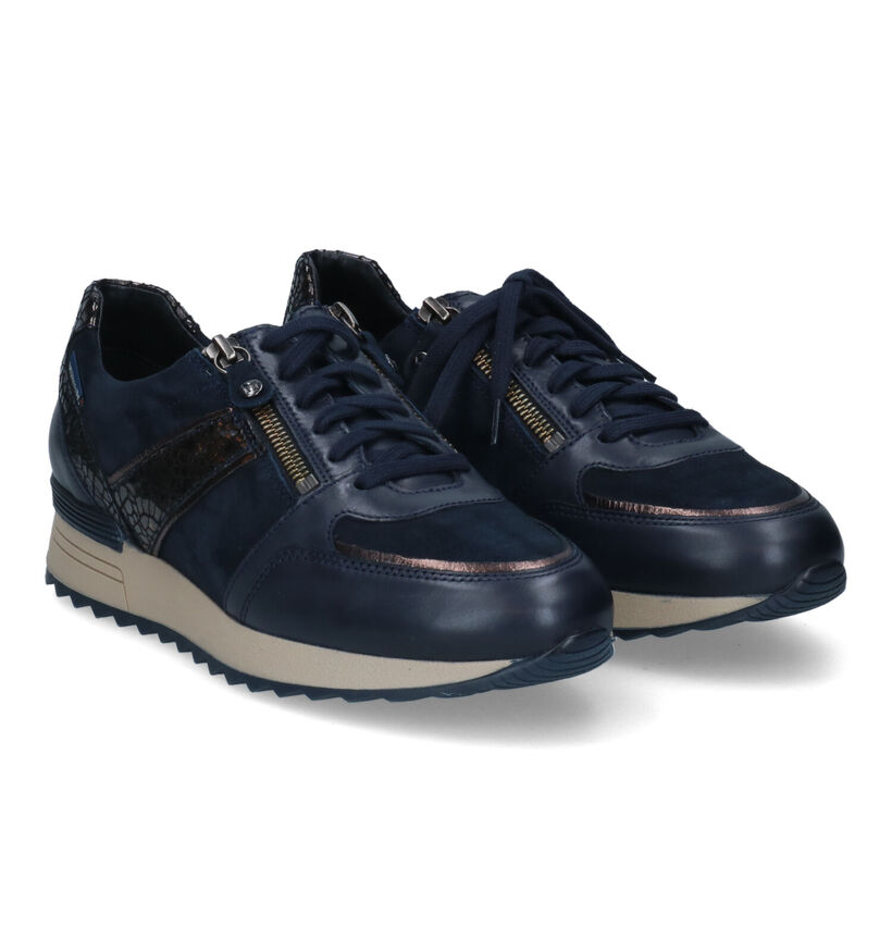 Mephisto Toscana Chaussures à lacets en Bleu pour femmes (306944) - pour semelles orthopédiques