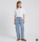 Ador&eacute; Timeo Wide Leg Cargo Jeans en Bleu pour femmes (384080)