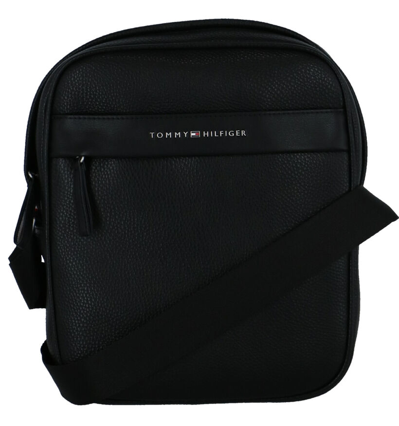 Tommy Hilfiger Business Reporter Sac à bandoulière en Noir en simili cuir (252349)