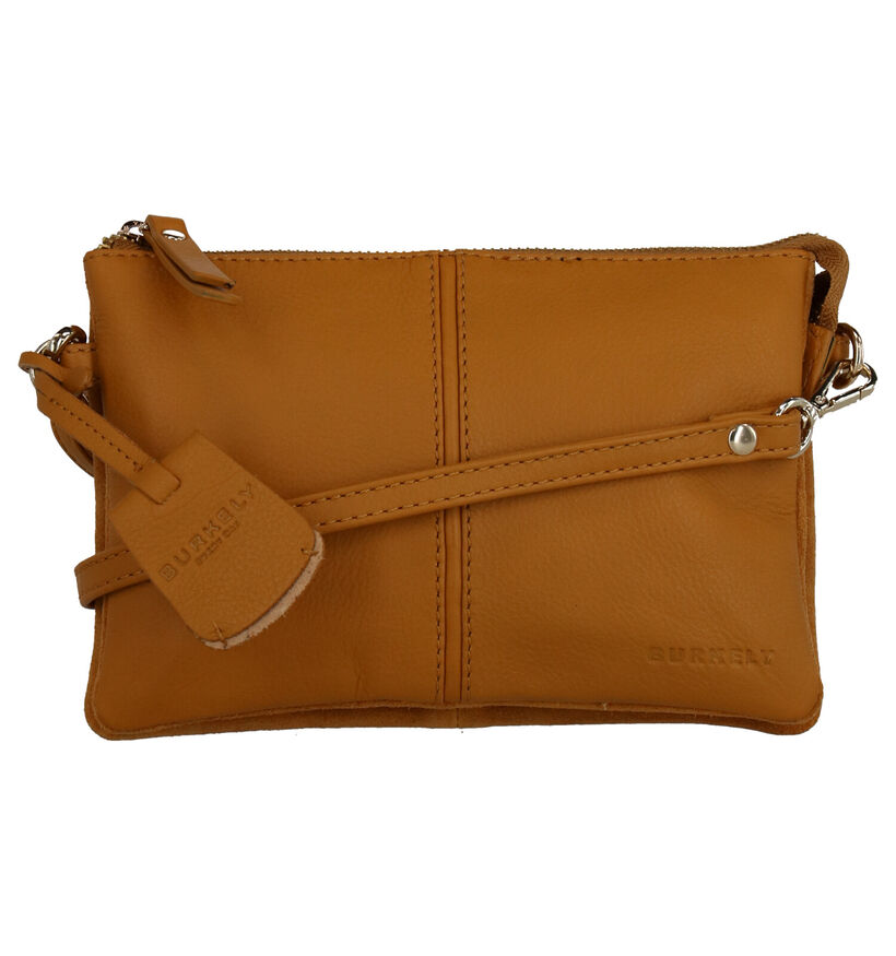 Burkely Secret Sage Okergele Crossbody Tas in daim (273961)