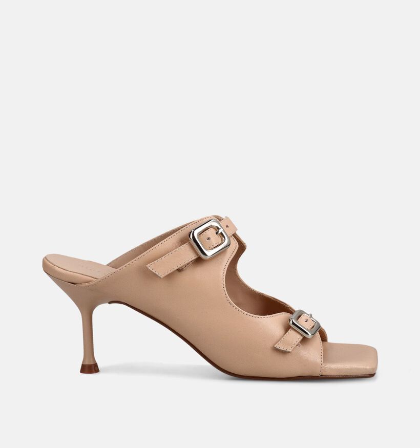 March23 Raquelle Nu-pieds &agrave; talons en Rose pour femmes (372166)