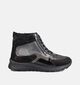 Gabor Boots &agrave; lacets en Noir pour femmes (380046) - pour semelles orthop&eacute;diques