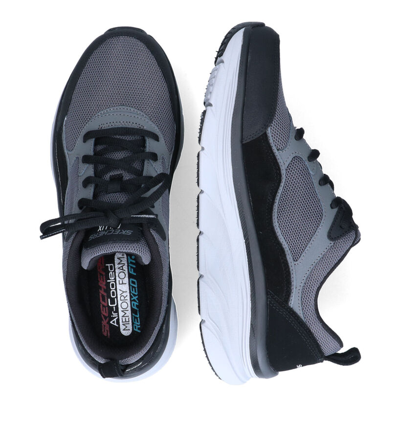Skechers D'Lux Walker Relaxed Fit Baskets en Gris en synthétique (319158)