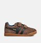 Gola Harrier Strap Bruine Sneakers voor jongens, meisjes (360989)