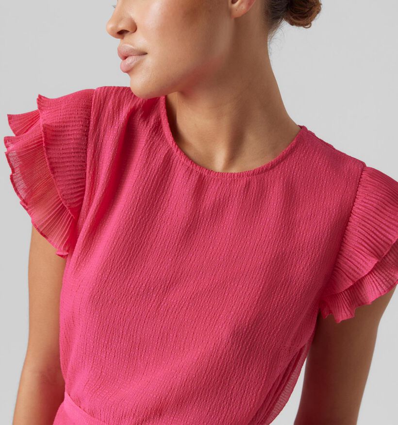 Vero Moda Hailey Fuchsia Jurk (327187)
