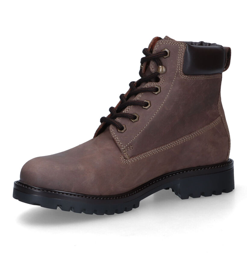 Origin Boots à lacets en Brun foncé pour hommes (314279)