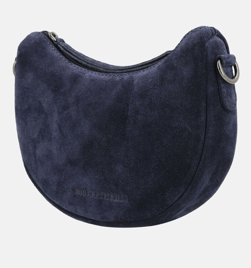 Hide & Stitches Donkerblauwe Schoudertas voor dames (374215)