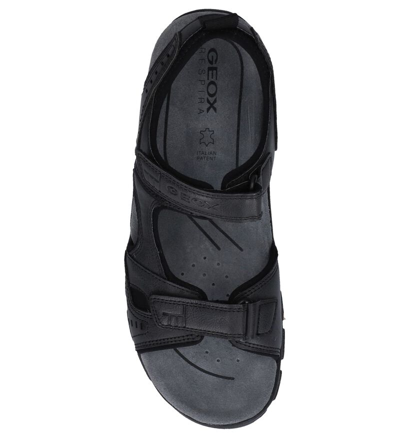 Geox Zwarte Sandalen in kunstleer (266688)