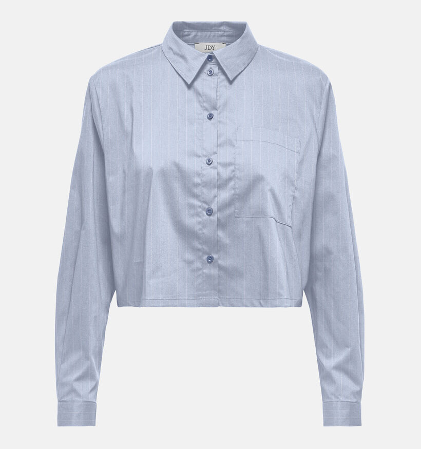 JDY Mio Lichtblauwe Cropped Hemd voor dames (367919)