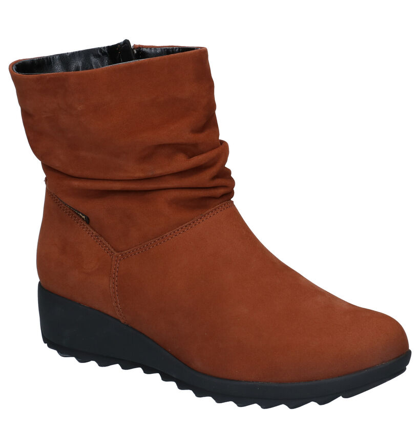 Mephisto Agatha Taupe Enkellaarsjes voor dames (330828)
