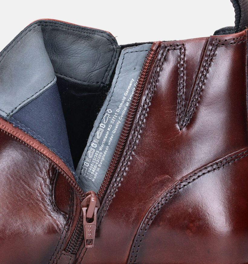 Tamaris Cognac Chelsea Boots voor heren (345473) - geschikt voor steunzolen