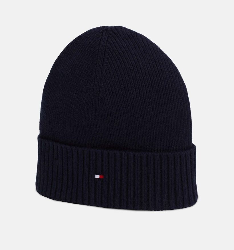 Tommy Hilfiger Flag Pima  Bonnet en Bleu fonc&eacute; pour hommes (379520)
