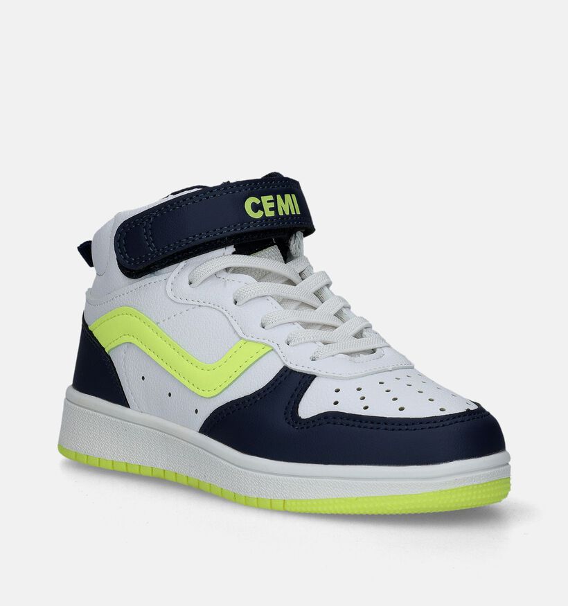 CEMI Witte Hoge sneakers voor meisjes, jongens (345523)