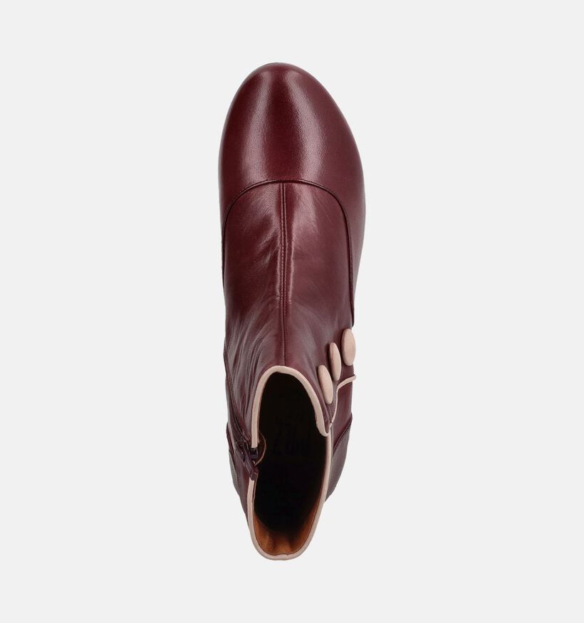 Miz Mooz Ferry Bordeaux Enkellaarzen met Hak voor dames (381359)