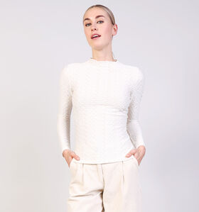 Vila T-shirt en Beige pour femmes (365595)