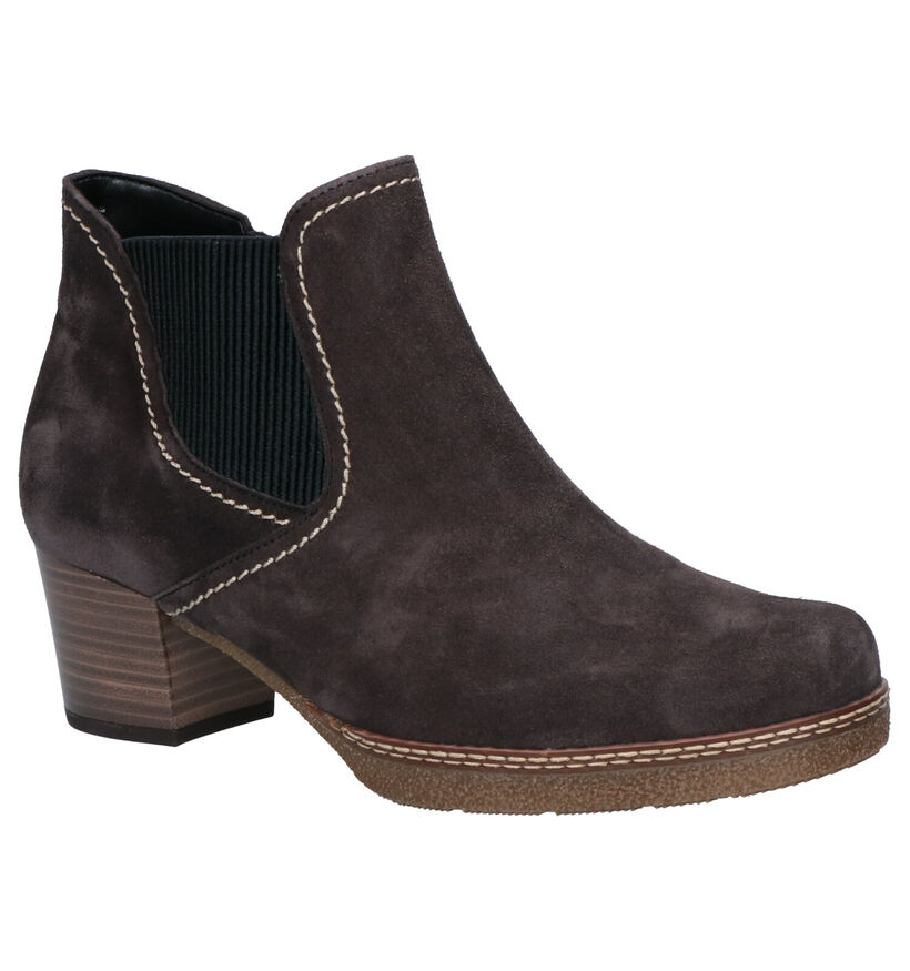 Gabor OptiFit Bottillons en Gris en daim (254007)