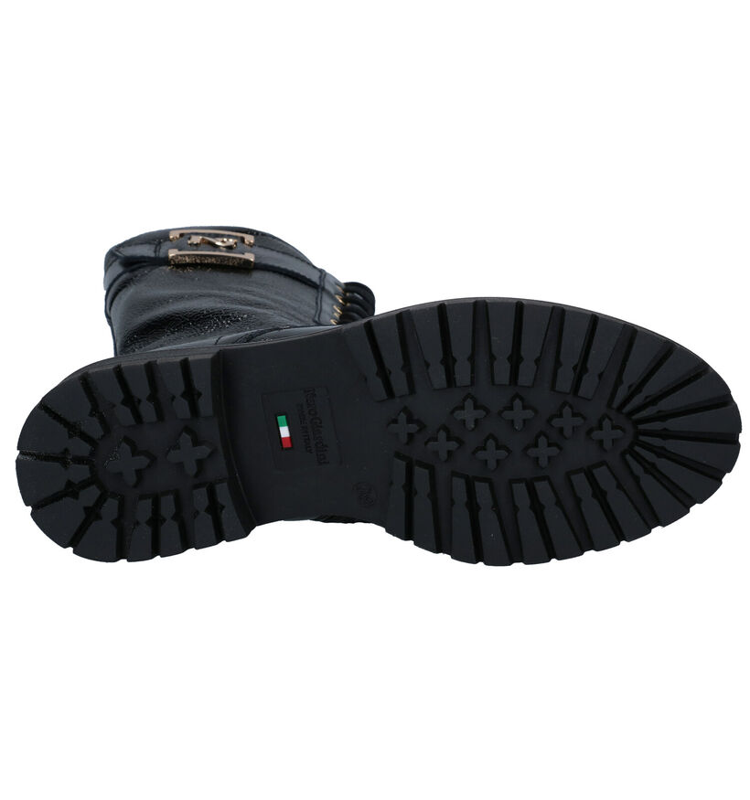 NeroGiardini Bottes à lacets en Noir pour femmes (300051) - pour semelles orthopédiques