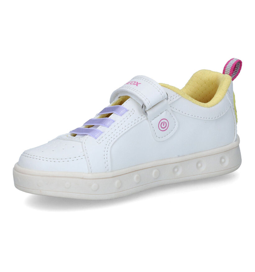 Geox Skylin Witte Sneakers voor meisjes (303781)