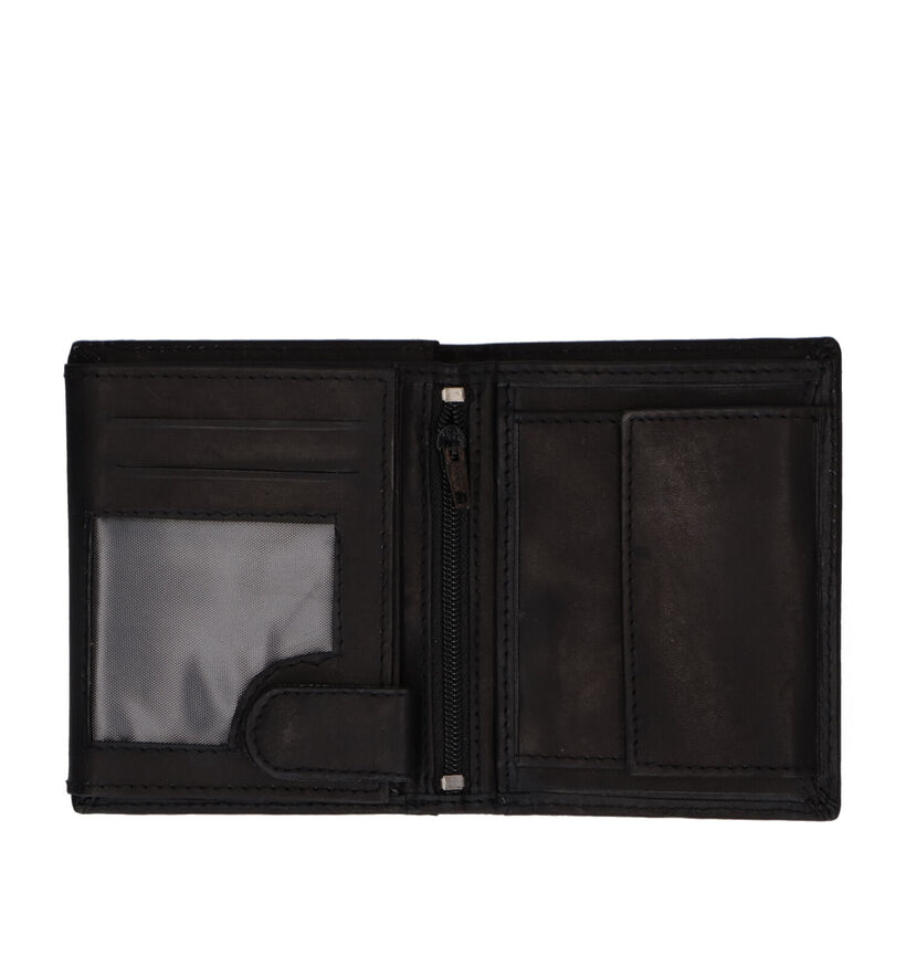 Euro-Leather Zwarte Portefeuille voor heren (353559)
