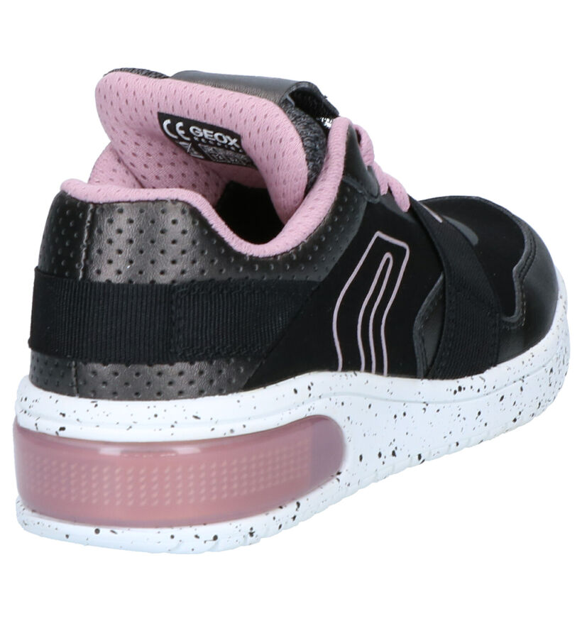 Geox Zwarte Sneakers in kunstleer (254483)