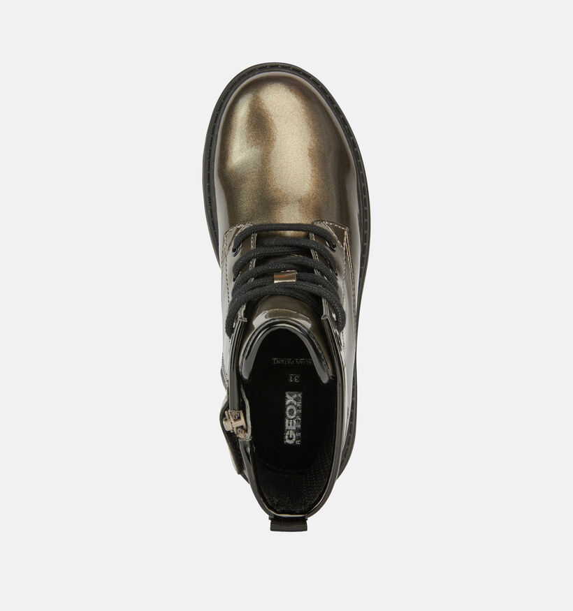 Geox Casey Gouden Veterboots voor meisjes (360347) - geschikt voor steunzolen