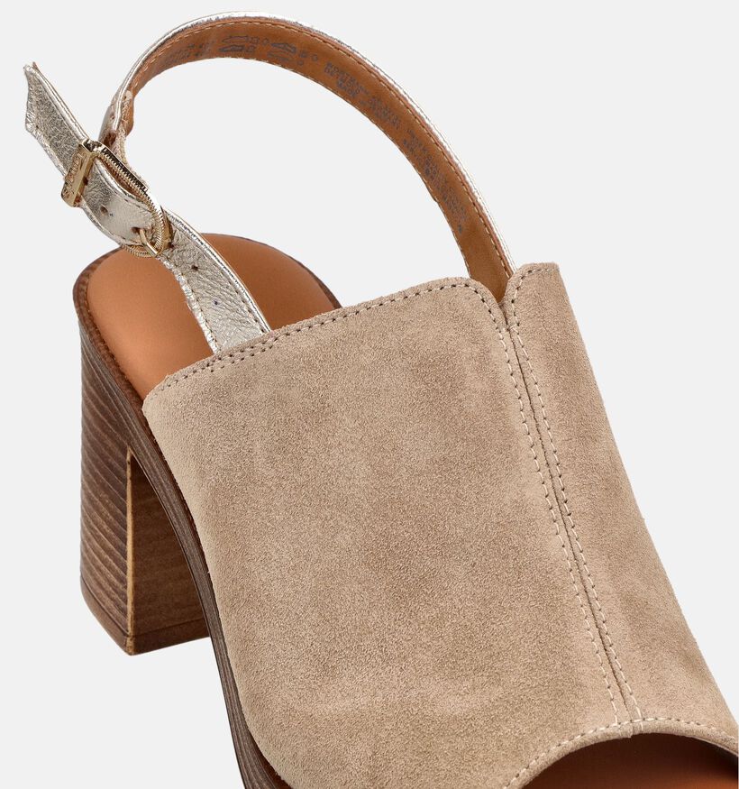 Tamaris Beige Sandalen met Blokhak voor dames (371696)