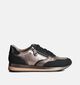 Jana Baskets en Noir/Or pour femmes (360428)