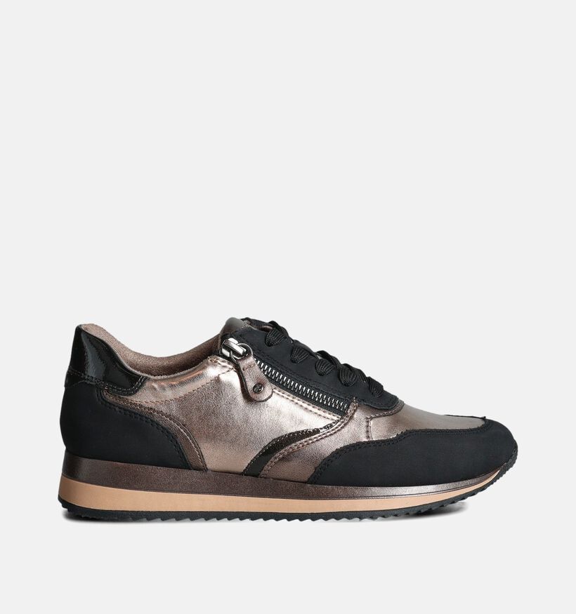 Jana Baskets en Noir/Or pour femmes (360428)