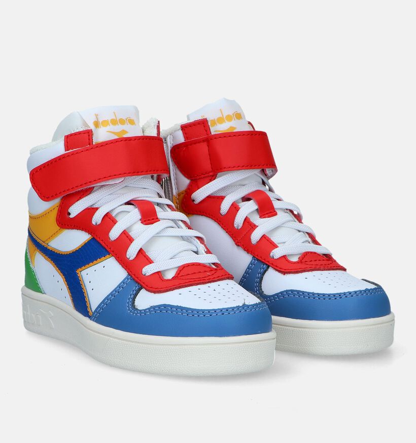 Diadora Magic Baskets en Blanc pour garçons (302950)