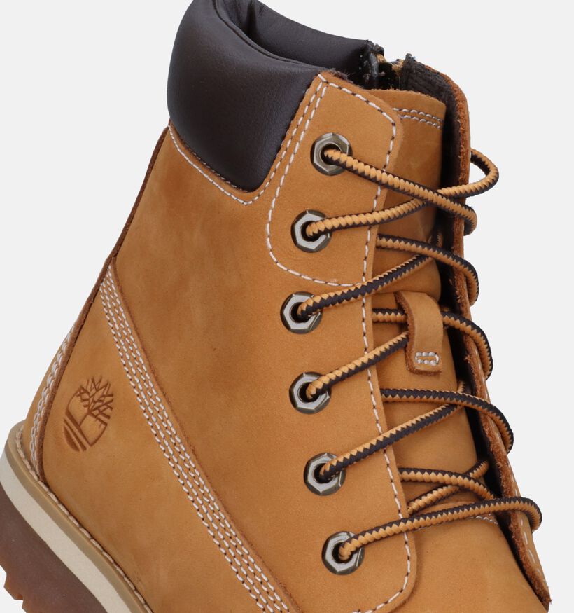 Timberland Courma Kid 6 inch Camel Bottines voor meisjes, jongens (329078) - geschikt voor steunzolen