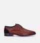 Berkelmans Oulton Chaussures habillées en Cognac pour hommes (341303) - pour semelles orthopédiques