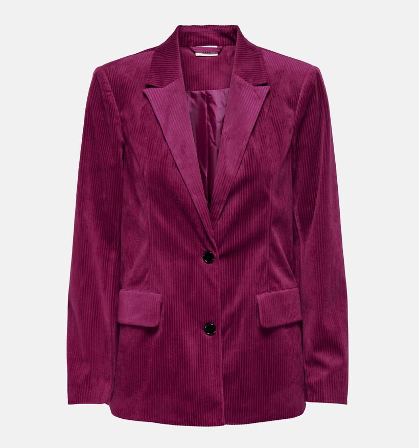 JDY Arizona Blazer en velours en Mauve pour femmes (332490)