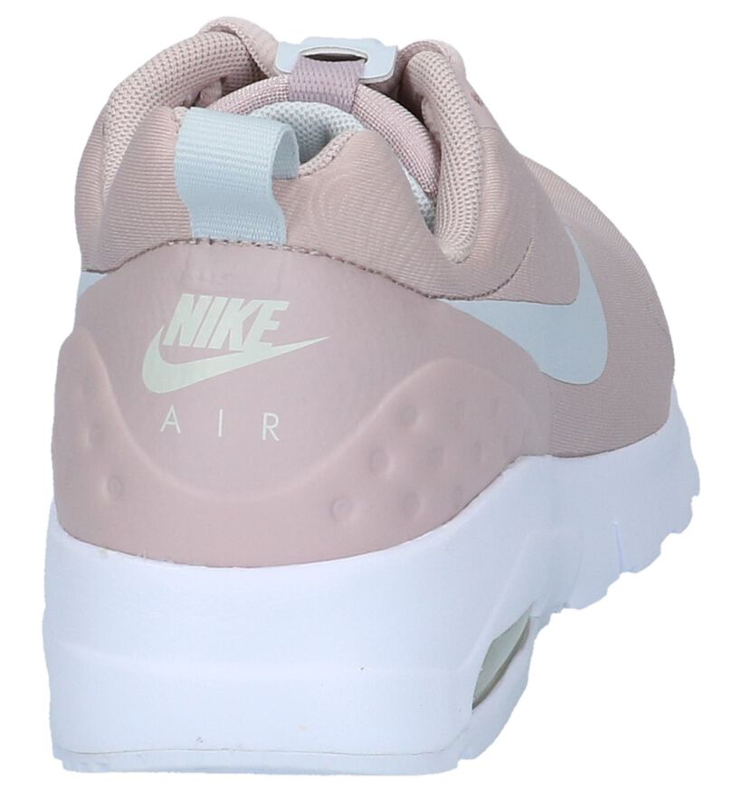 Nike Air Max Baskets basses en Rose clair en textile (209819)